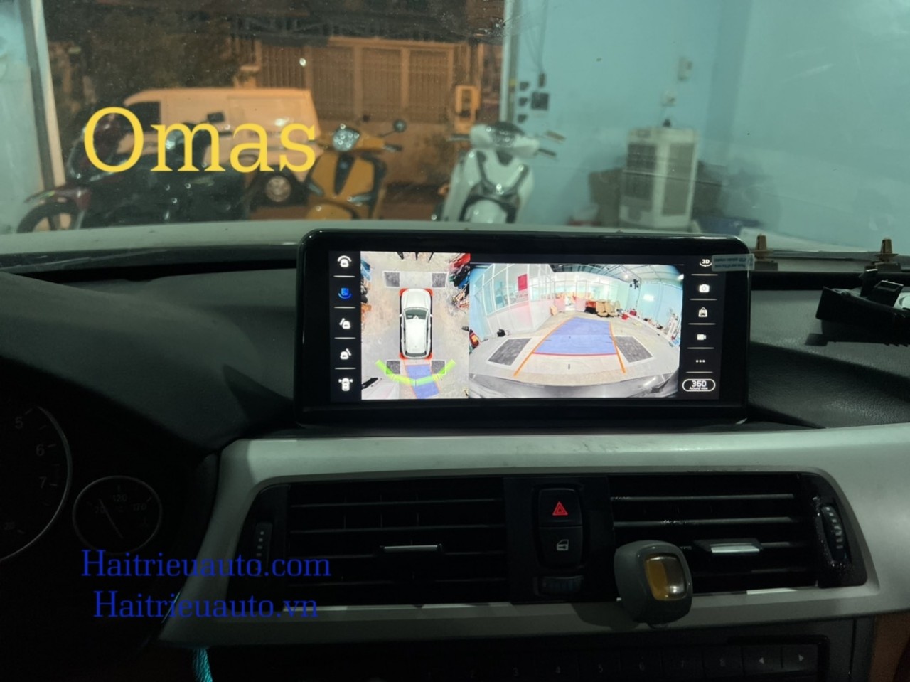 Màn hình android liền camera 360 xe BMW 320 3 Image