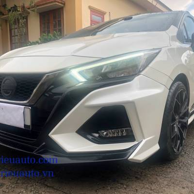 ốp cản trước xe Nissan Navara 2021