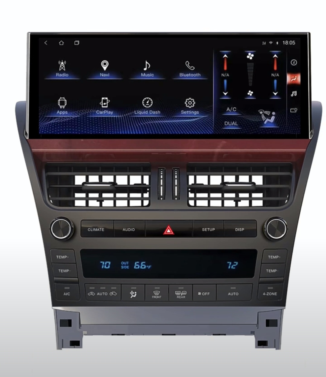 Màn hình android xe Lexus LS 600 4 Image