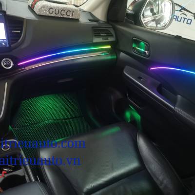 Logo đèn led theo xe Mercedes