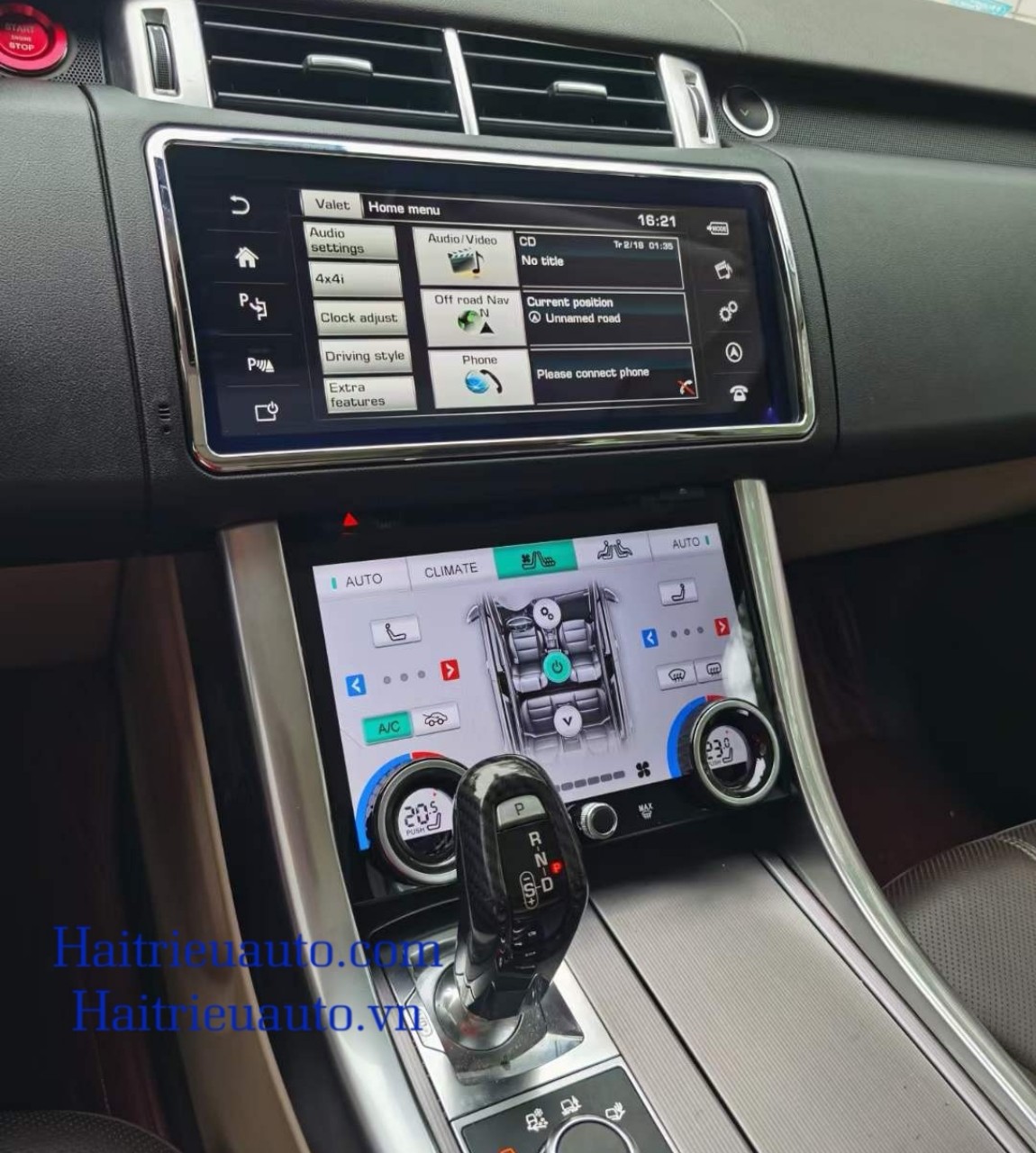 Màn hình android xe Range Rover Carriage 3 Image