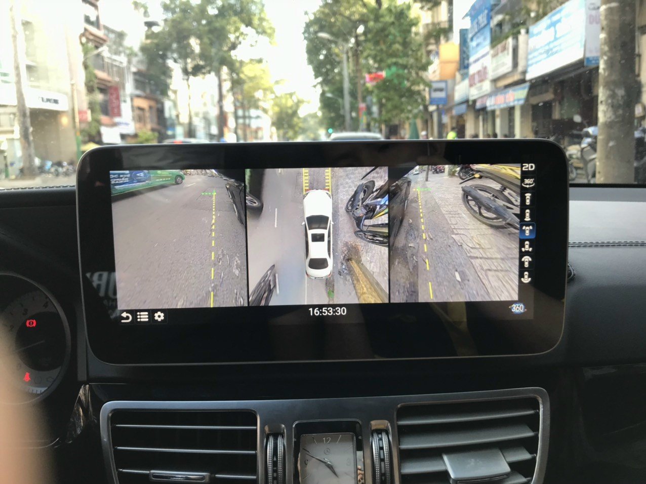Màn hình android Omas 360 xe Mercedes 7 Image