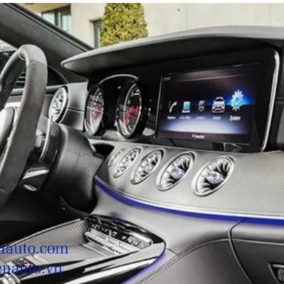 Nâng cấp màn hình xe mercedes S