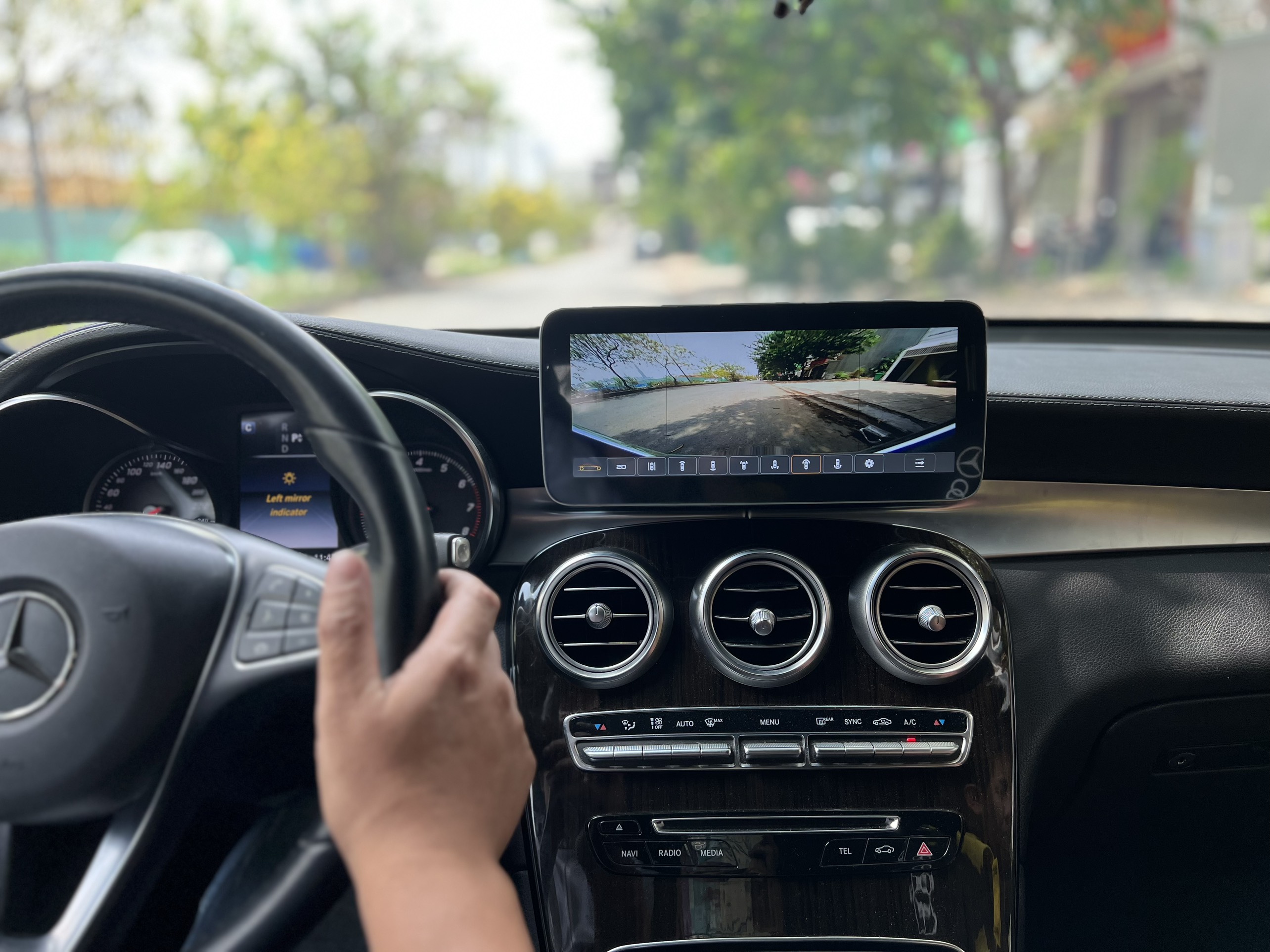 Màn hình android Omas Pro 360 xe Mercedes GLC 4 Image