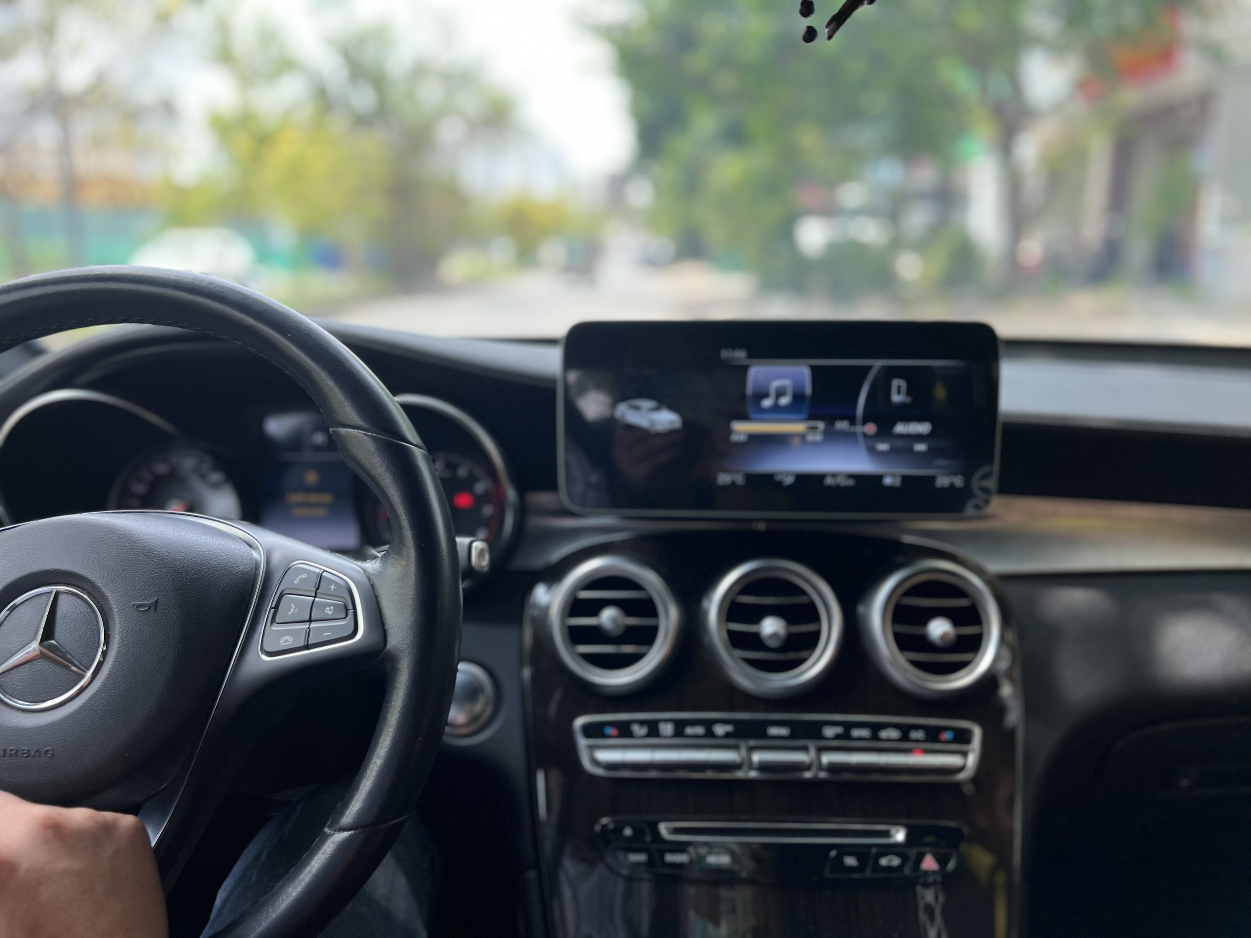 Màn hình android Omas Pro 360 xe Mercedes GLC 6 Image