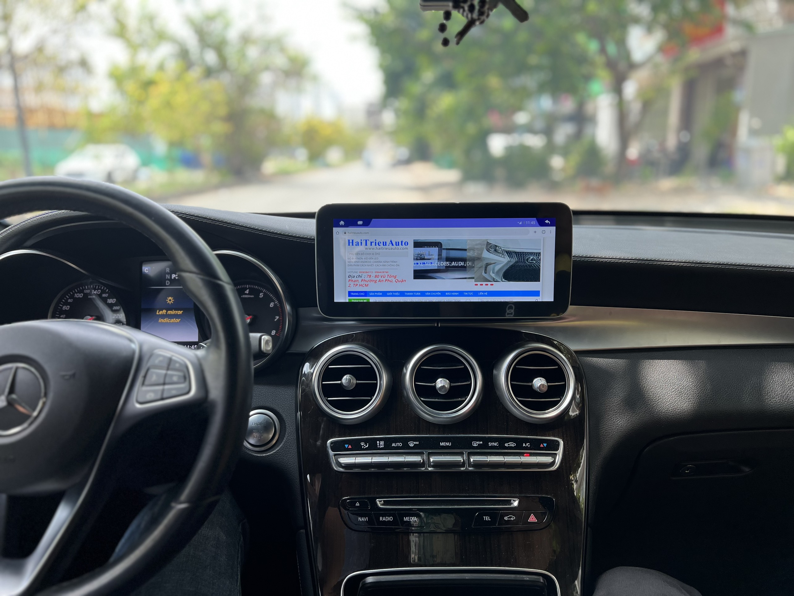 Màn hình android Omas Pro 360 xe Mercedes GLC 2 Image