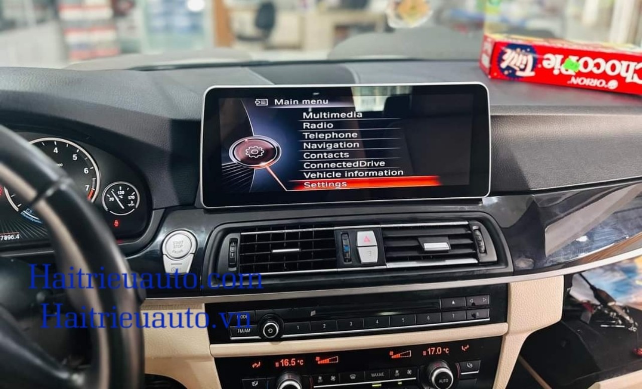 Màn hình android Omas 12in xe BMW 520 GT 6 Image