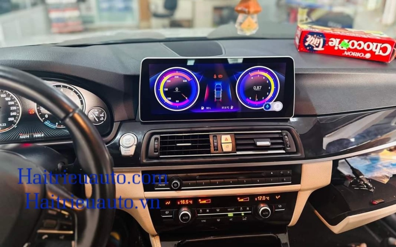 Màn hình android Omas 12in xe BMW 520 GT 8 Image