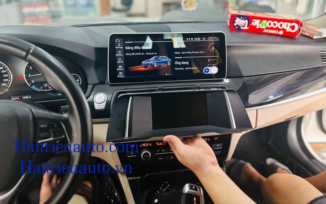 Màn hình android Omas 12in xe BMW 520 GT 4 Image