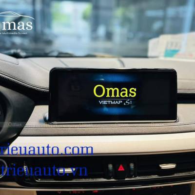 Màn hình android Omas 12in xe BMW 520 GT