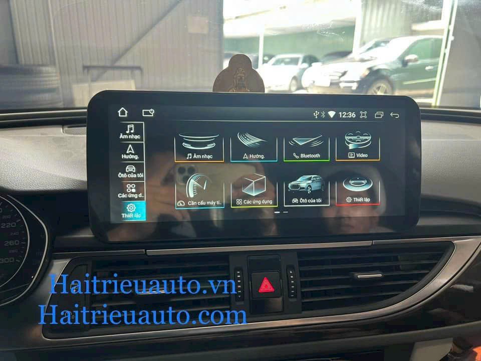 Màn hình android cho xe Audi A7 4 Image