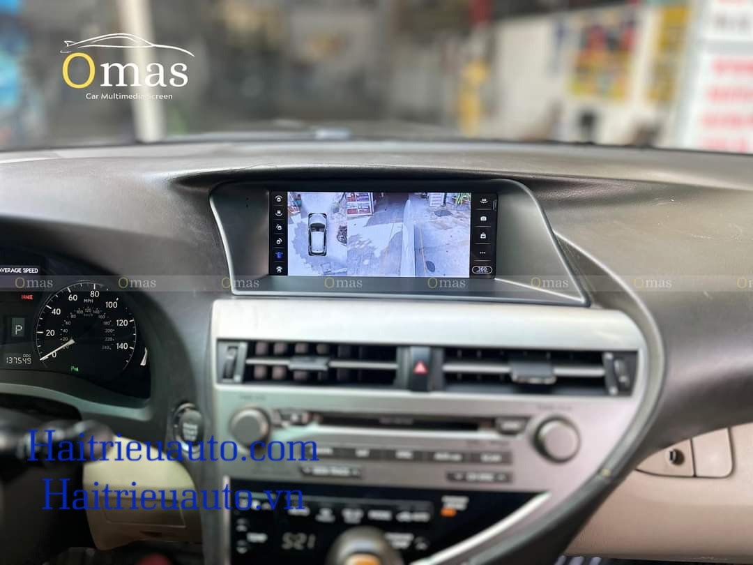 Màn hình âdroid Omas 360 xe Lexus RX350 2010 4 Image