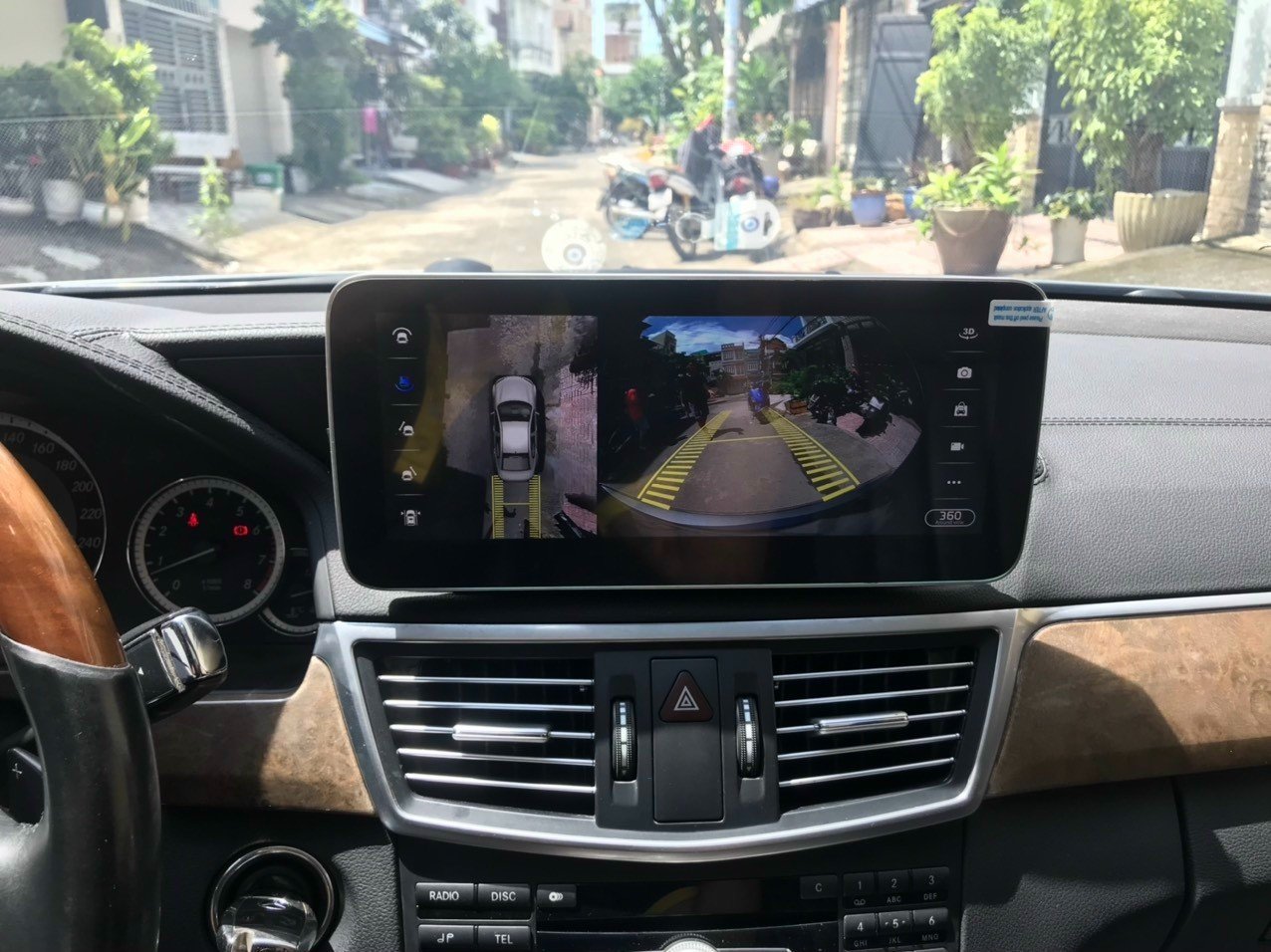 Màn hình android Omas 360 xe Mercedes E 2011-2015 6 Image