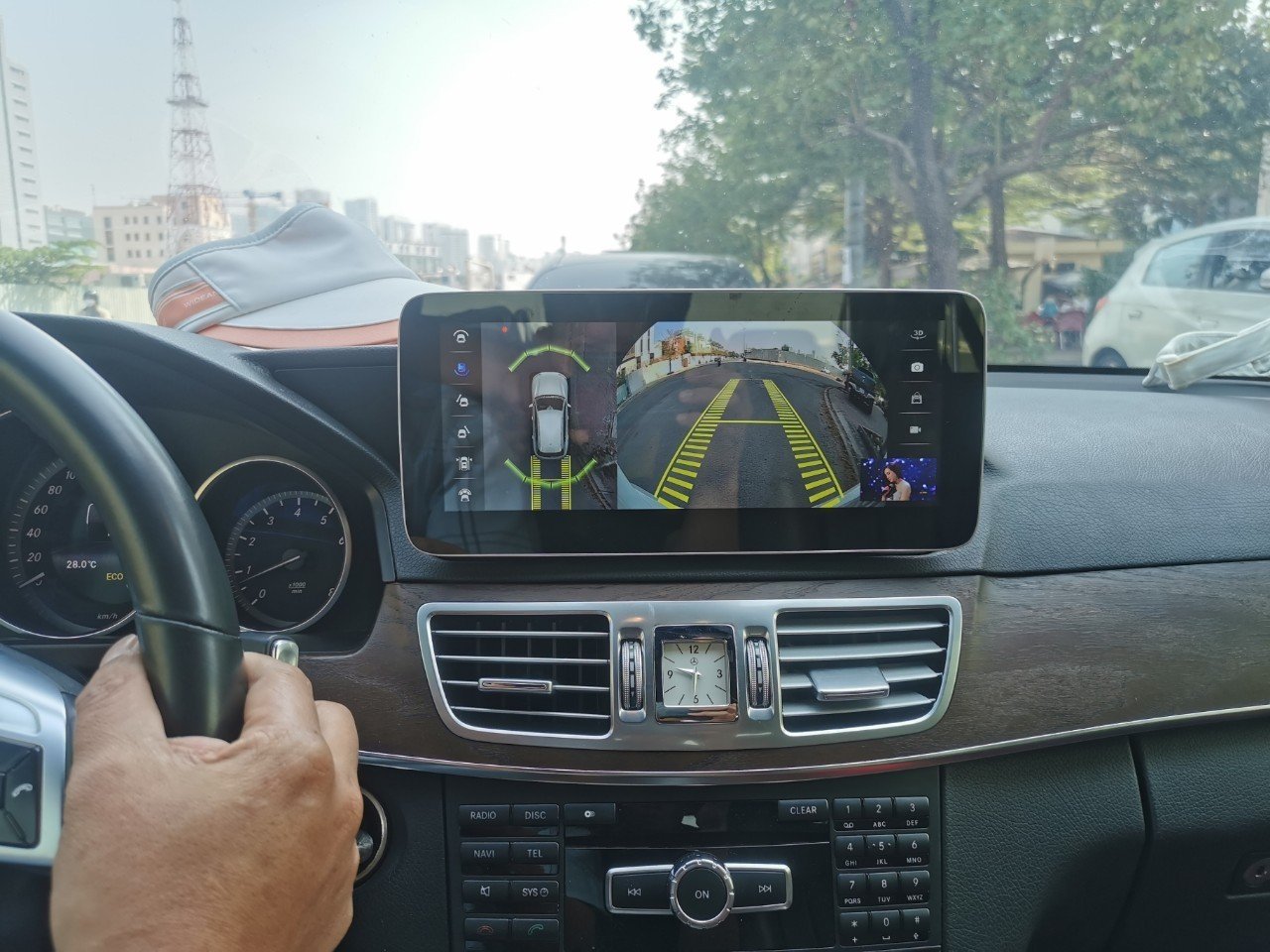 Màn hình android Omas 360 xe Mercedes E 2011-2015 3 Image