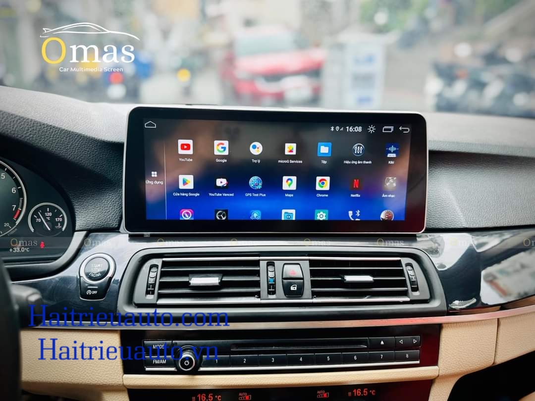 Màn hình android Omas 360 12in xe BMW 520i 4 Image