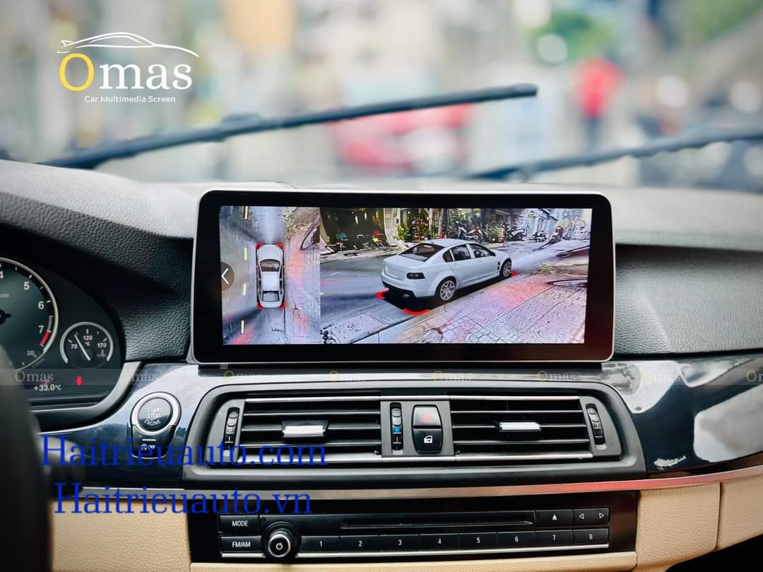 Màn hình android Omas 360 12in xe BMW 520i 5 Image