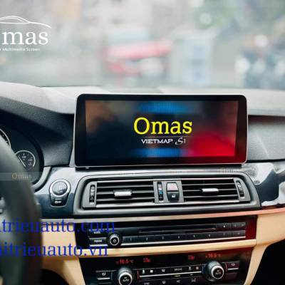 Màn hình android Omas 360 12in xe BMW 520i