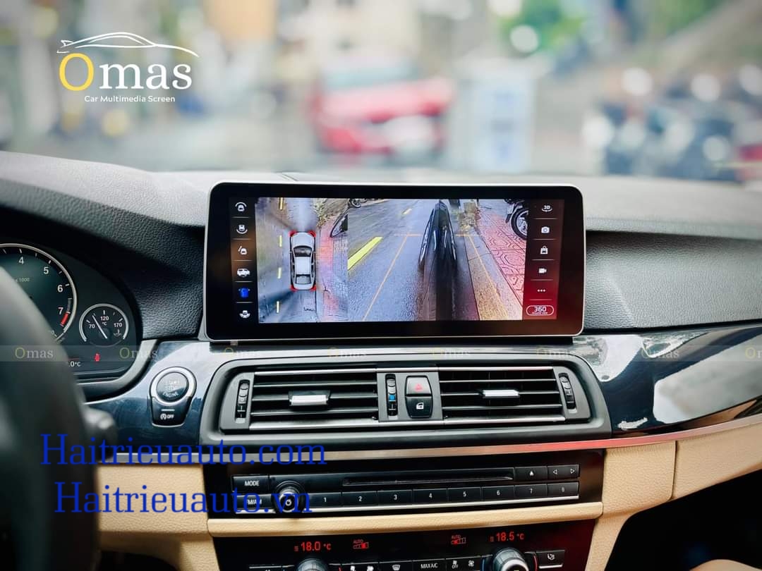 Màn hình android Omas 360 12in xe BMW 520i 7 Image