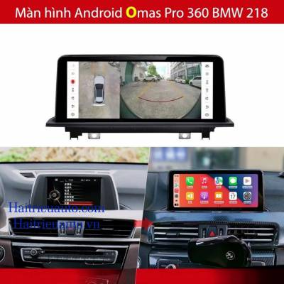 Màn hình android Omas 360 xe BMW 218