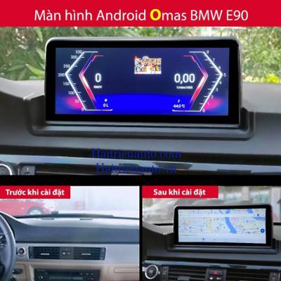 Màn hình android Omas 360 xe BMW E65