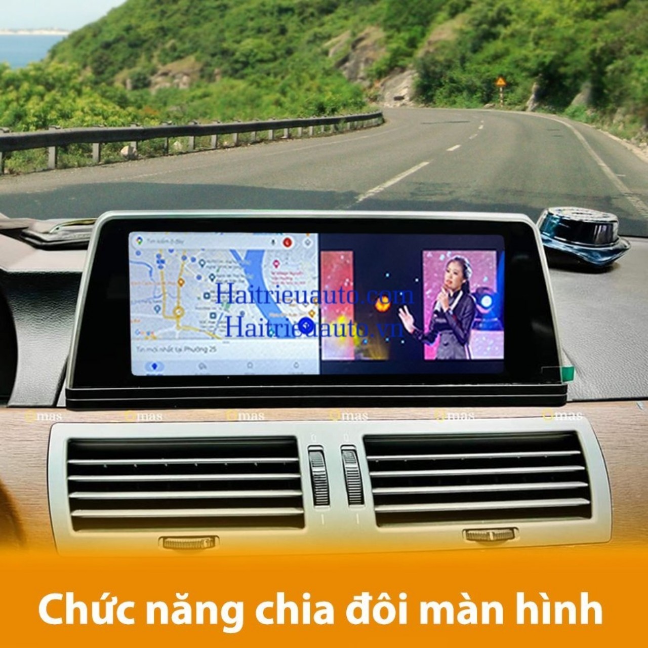 Màn hình android Omas 360 xe BMW E65 3 Image