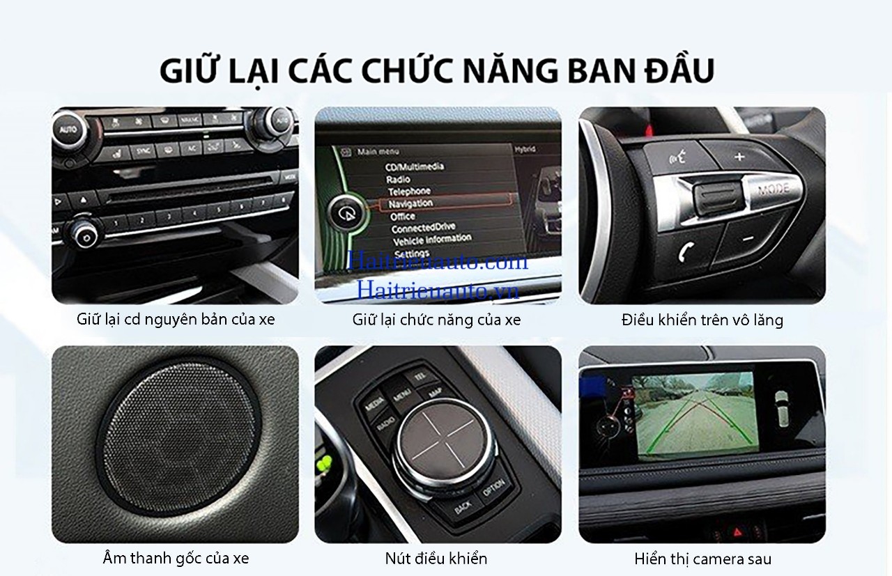 Màn hình android Omas 360 xe BMW E65 5 Image