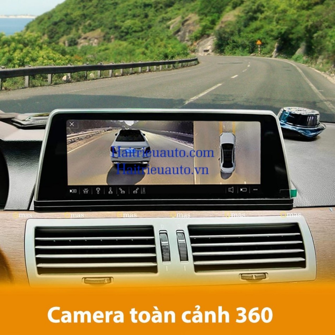 Màn hình android Omas 360 xe BMW E65 6 Image