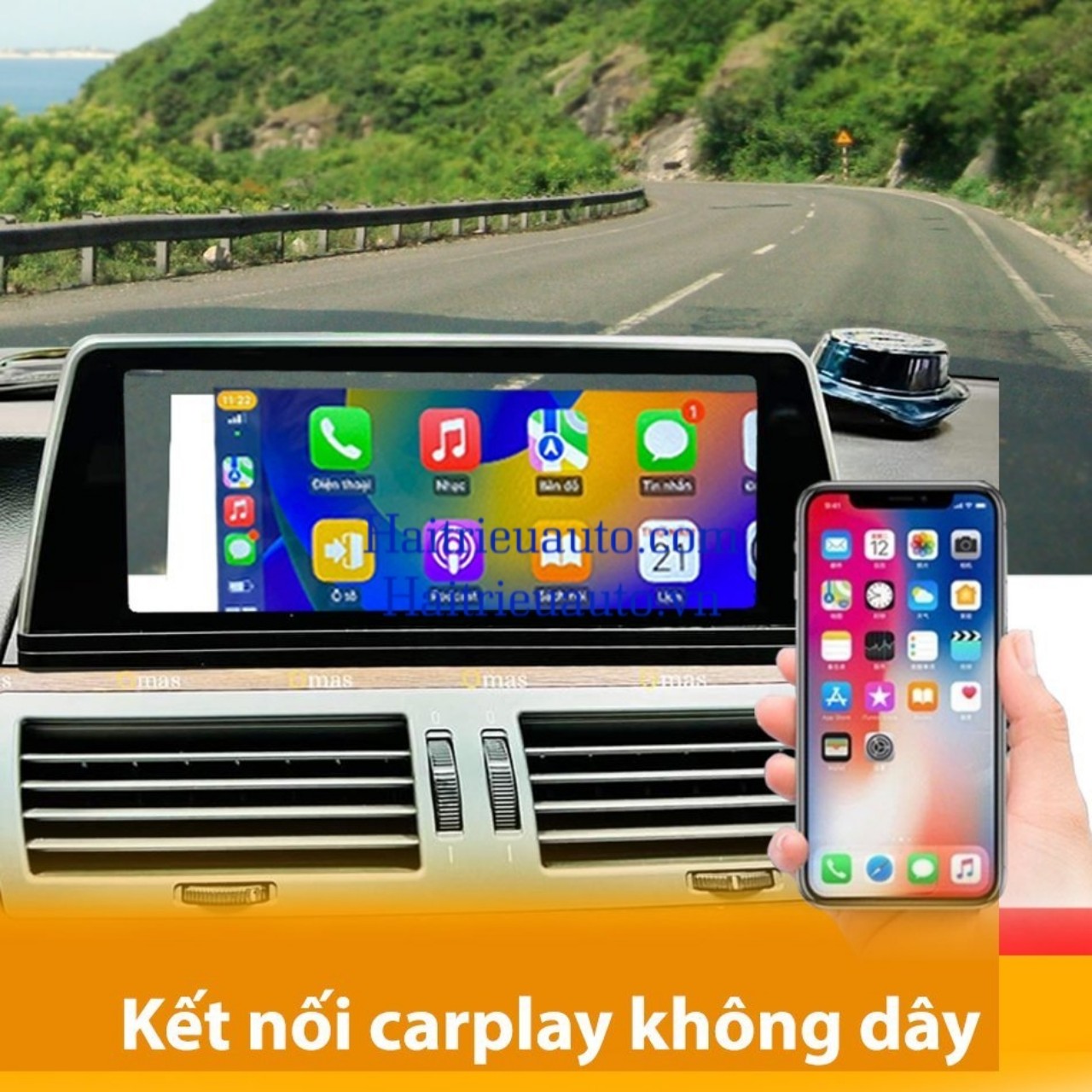 Màn hình android Omas Pro 360 12in xe BMW E60 4 Image