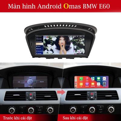 Màn hình android Omas 12in xe BMW 520i