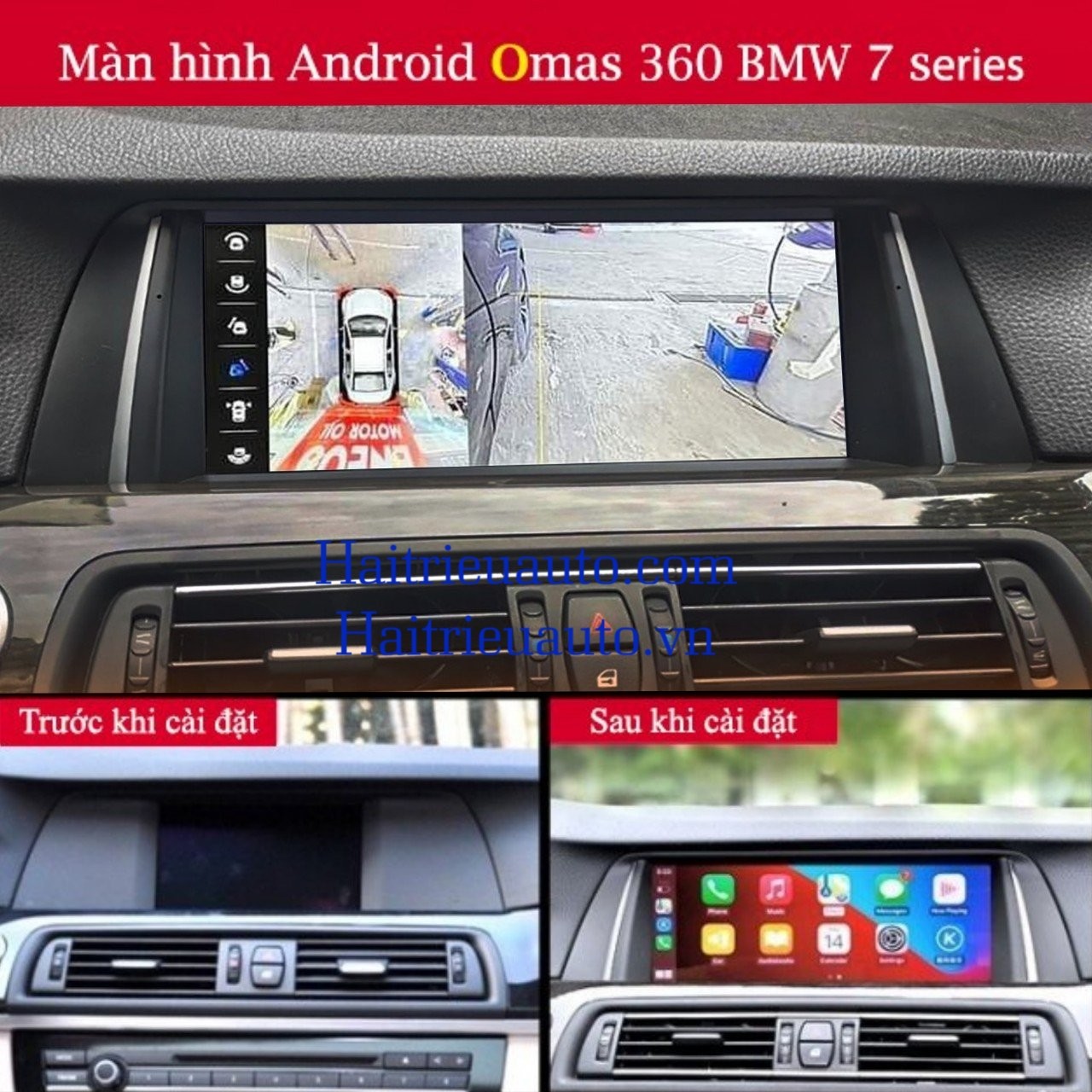 Màn hình android Omas 360 xe BMW 7series 2 Image