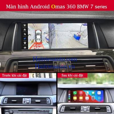 Màn hình android Omas xe BMW 7series