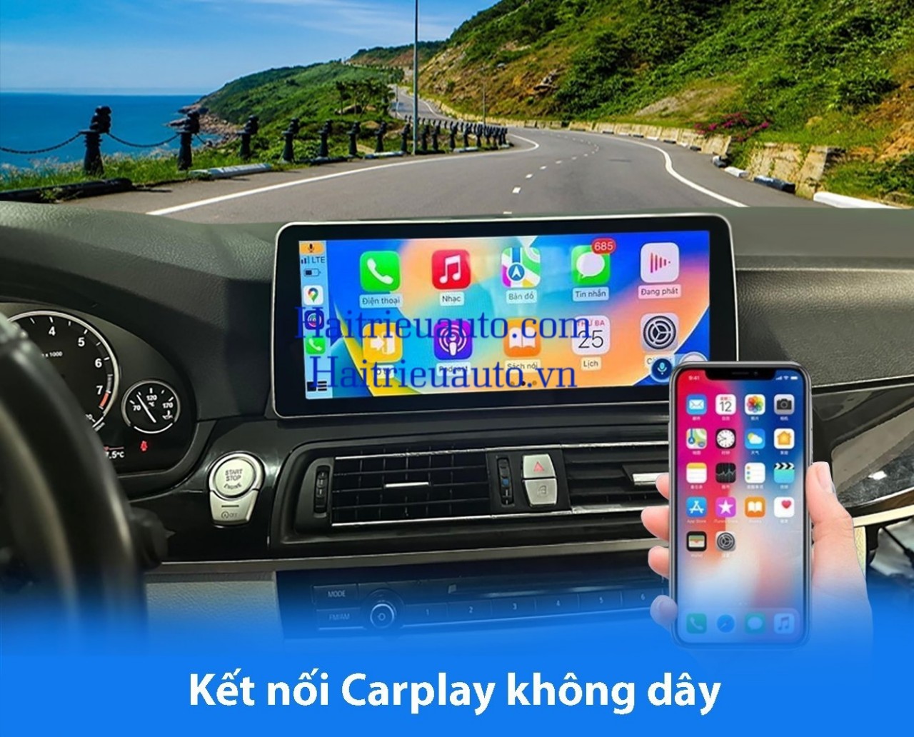 Màn hình android Omas 12in 360 xe BMW 7series 4 Image