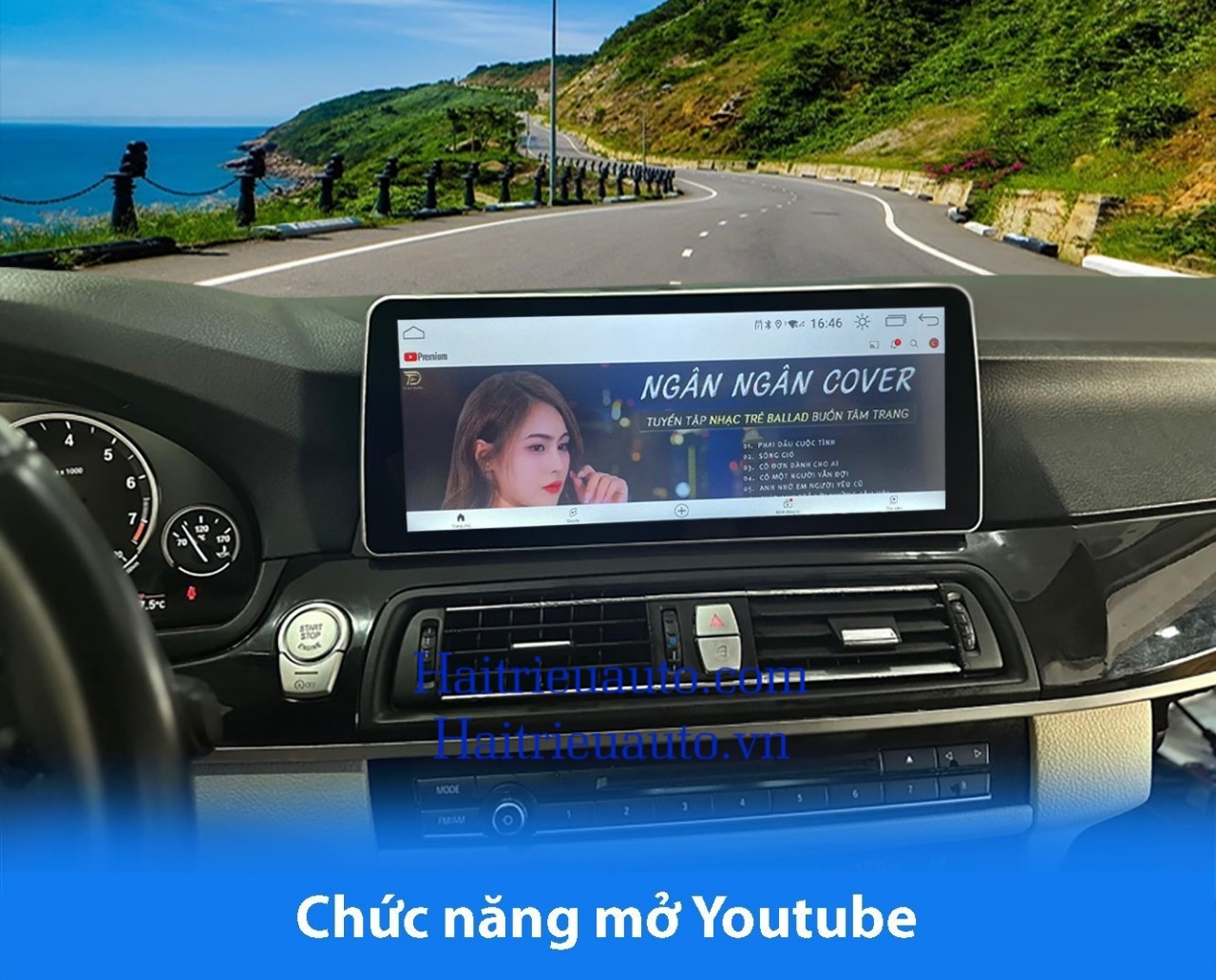 Màn hình android Omas 12in 360 xe BMW 7series 7 Image