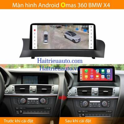 Màn hình android Omas xe BMW X4