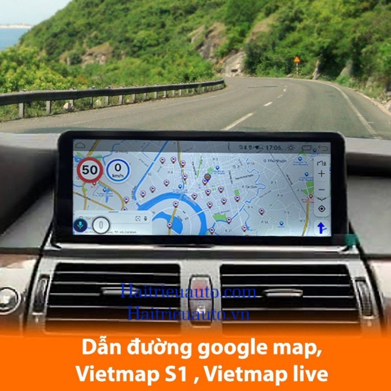 Màn hình android Omas 360 xe BMW X5 9 Image