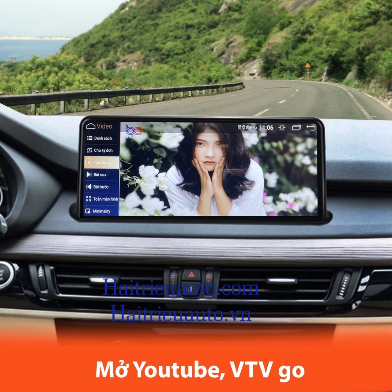 Màn hình android Omas 360 xe BMW X6 2017 7 Image