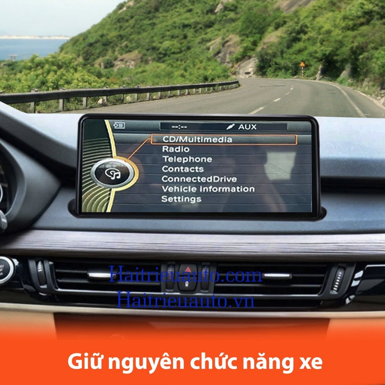 Màn hình android Omas 360 xe BMW X5 2017 9 Image