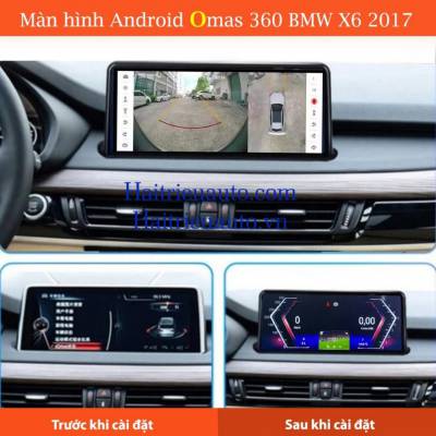 Màn hình android Omas xe BMW X6 2017