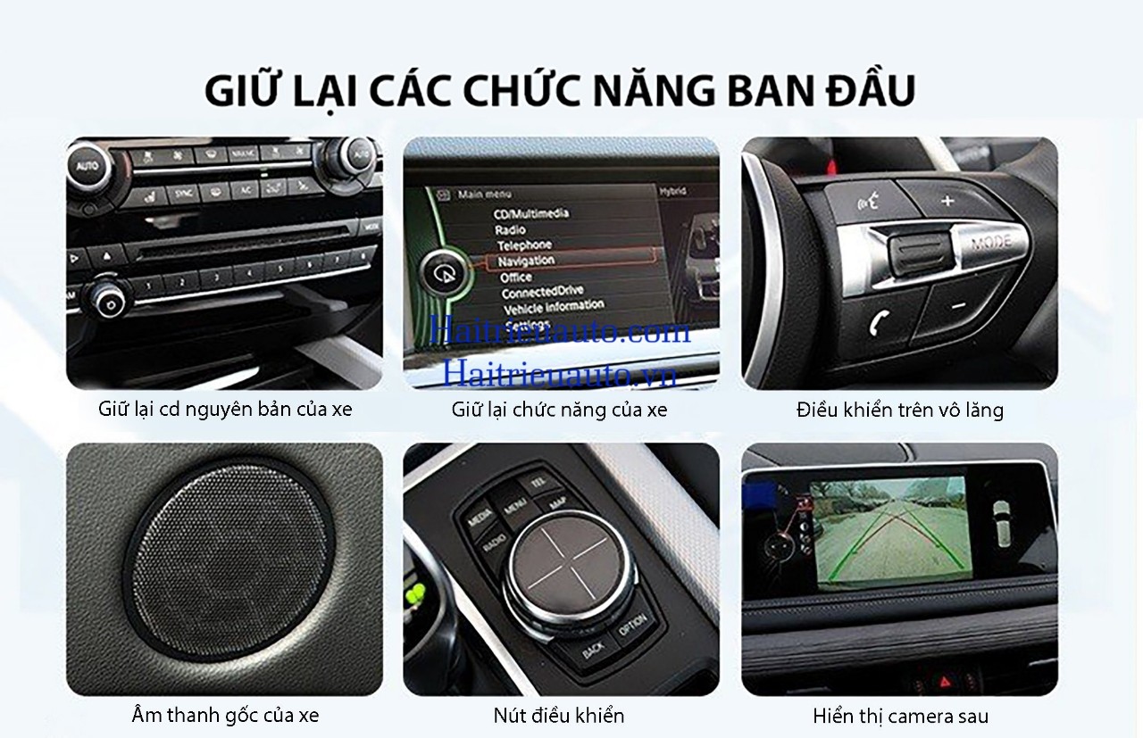 Màn hình android Omas Pro 12 inch xe BMW 320 3 Image