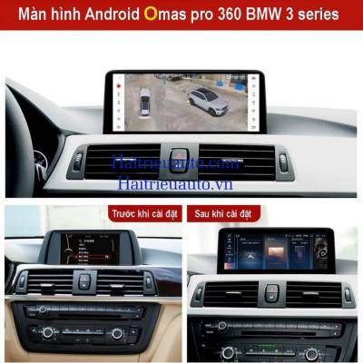 Màn hình android Omas Pro 12 inch xe BMW 320