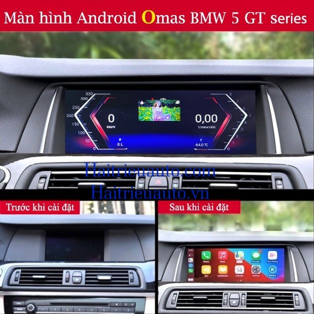 Màn hình android Omas xe BMW 5GT series 2 Image