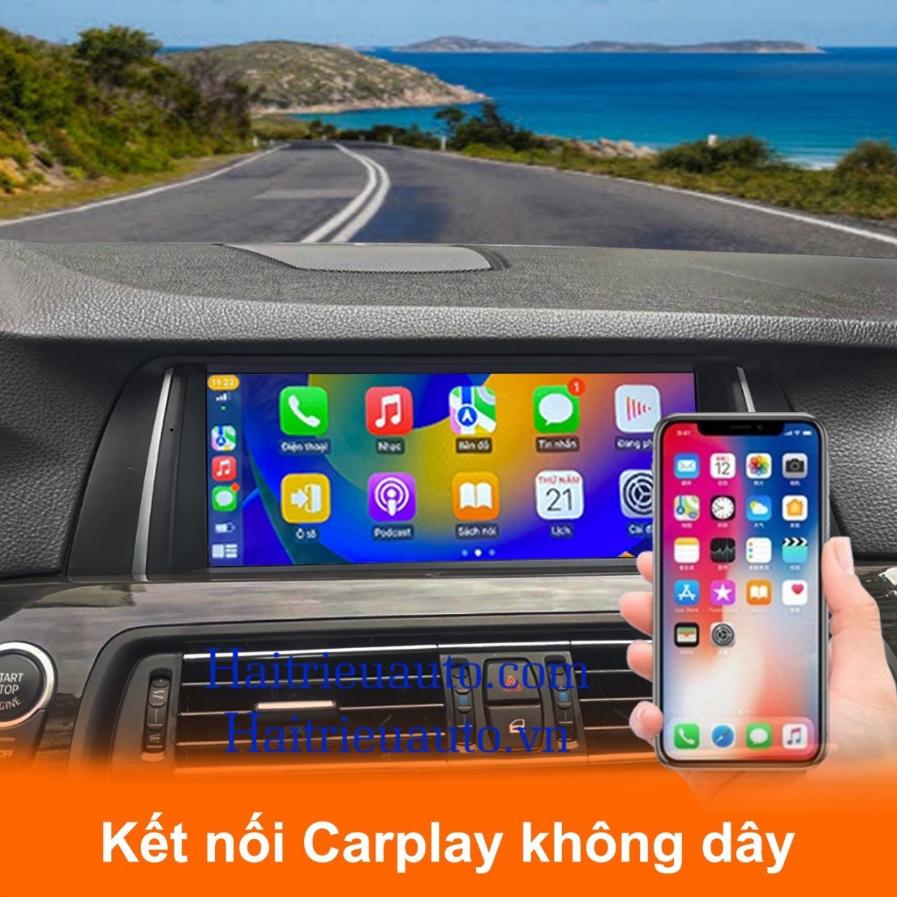 Màn hình android Omas xe BMW 5GT series 7 Image