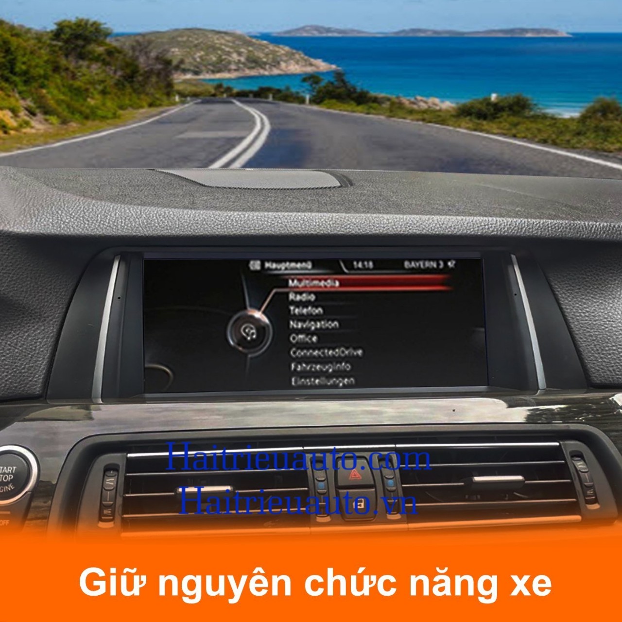 Màn hình android Omas xe BMW 5GT series 8 Image