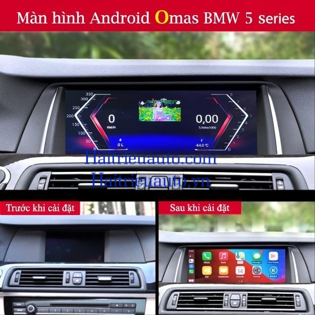 Màn hình android Omas xe BMW 5 series 2 Image