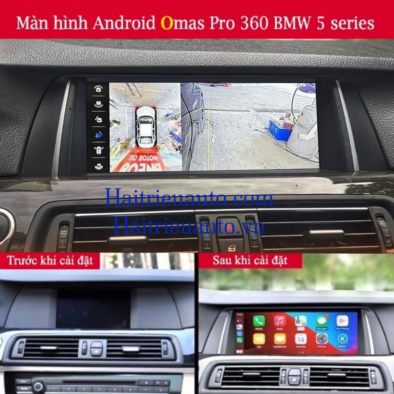 Màn hình android Omas Pro xe BMW 5 series 2 Image