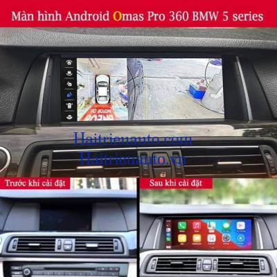 Màn hình android Omas 360 xe BMW 5 series