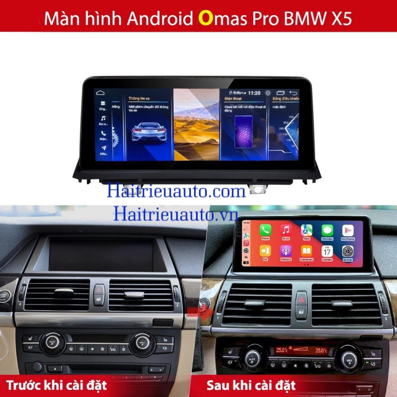 Màn hình android Omas Pro xe BMW X5 2 Image