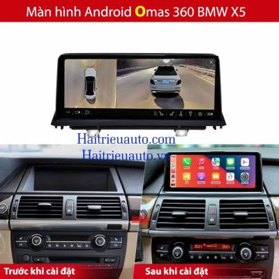 Màn hình android Omas Pro xe BMW X5
