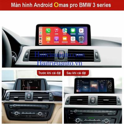 Màn hình android Omas Pro 360 12 inch xe BMW 520