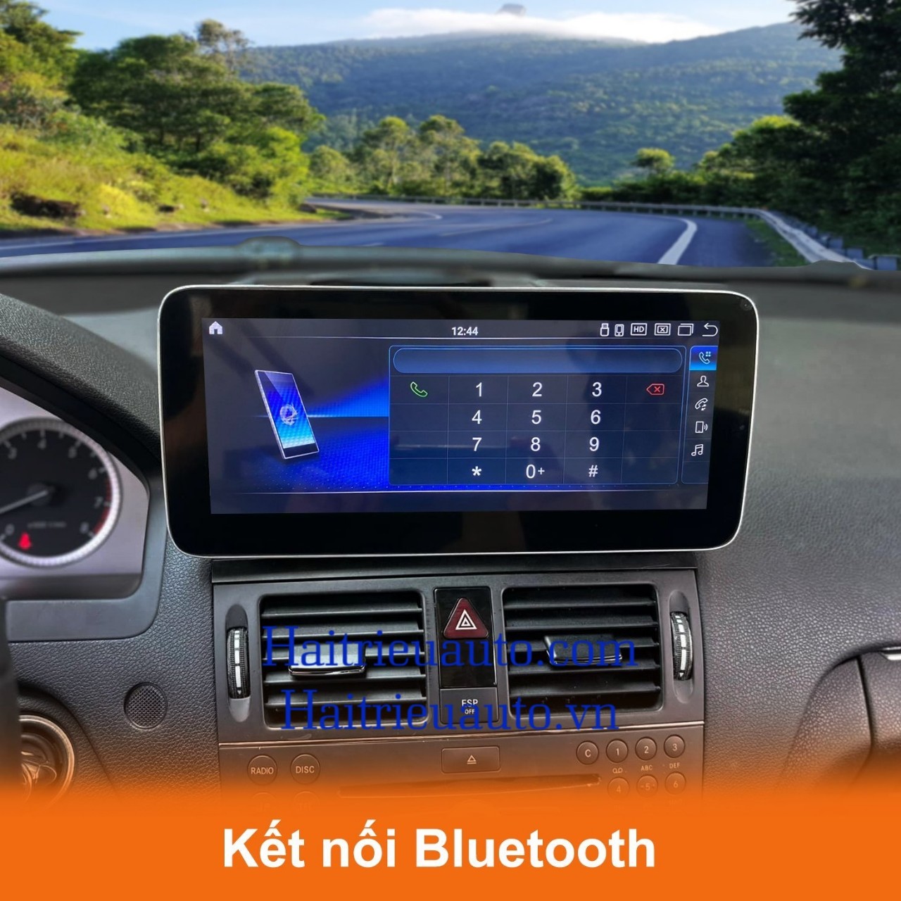 Màn hình android Omas pro xe mercedes C 2008-2010 4 Image